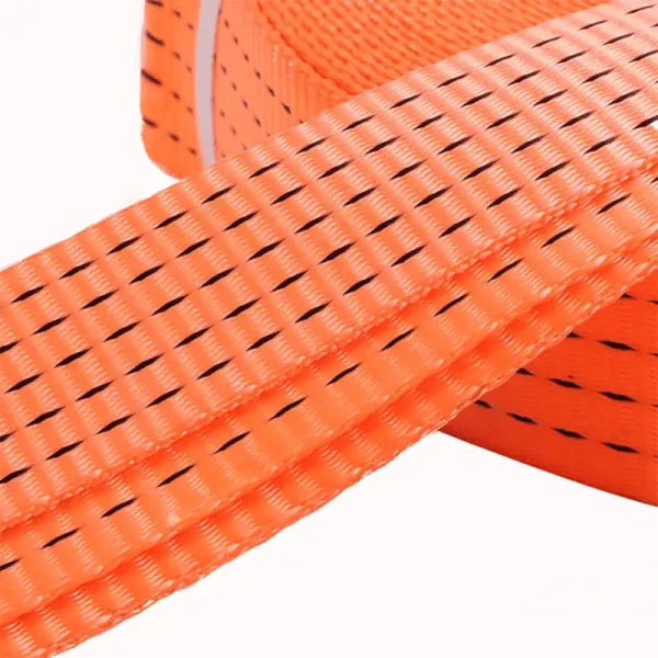 DNV Certificate Customized Packing Strap Cargo Lashing Strap Polyester Woven Webbing Belt for Transportation Cargo Control - Image 2