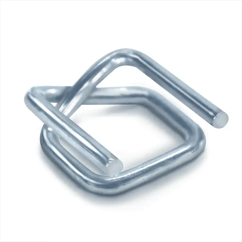 Galvanized Cord Strapping Wire Buckle – Heavy-Duty, Reusable Buckle for Woven & Composite Cord Straps