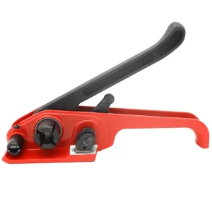 Heavy Duty Strapping Tensioner with Cutter – Manual Banding Tool for 13-19mm (1/2"-3/4") PP PET Composite Polyester Straps, Packaging Tensioner for Pallet, Warehouse & Cargo Securing