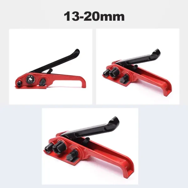 Heavy Duty Strapping Tensioner with Cutter – Manual Banding Tool for 13-19mm (1/2"-3/4") PP PET Composite Polyester Straps, Packaging Tensioner for Pallet, Warehouse & Cargo Securing - Image 4