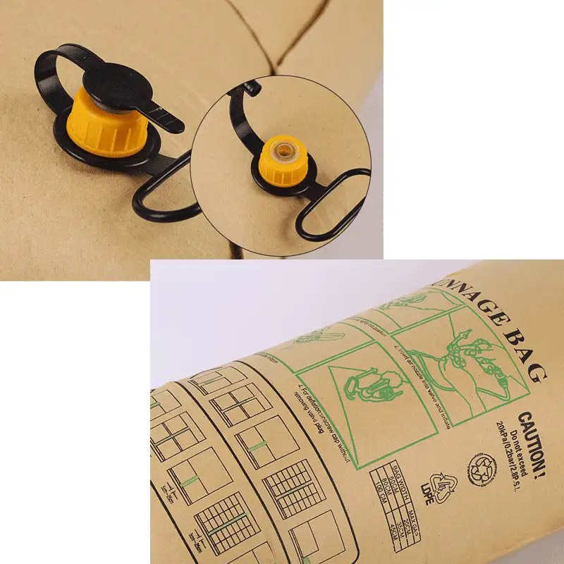 High Quality Waterproof Kraft Paper Dunnage Air Bag – Inflatable Air Bags for Container, Truck & Logistics Shipping, Explosion-Proof, Custom Sizes Available - Image 4