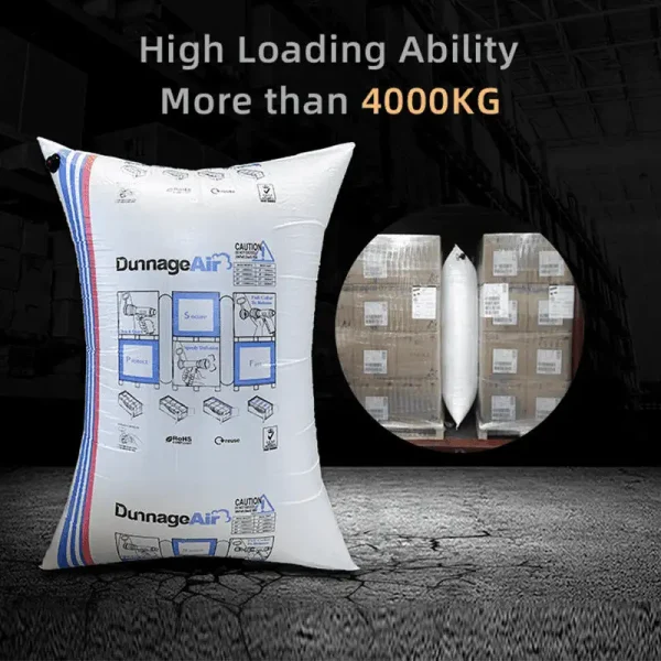 OEM Valve Dunnage Air Bag for Containers – Kraft & PP Woven Inflatable Shipping Bags, AAR Approved, Custom Sizes, Eco-Friendly - Image 4
