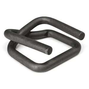 Phosphated Metal Buckles 3/4" for Cord Strapping – Heavy Duty Steel Wire Buckles