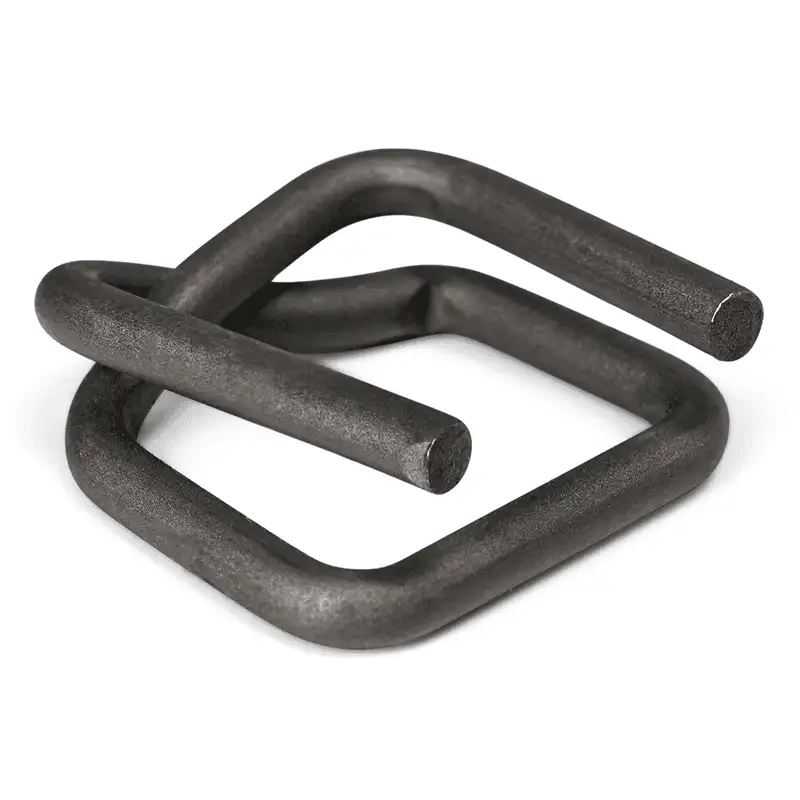 Phosphated Metal Buckles 3/4" for Cord Strapping – Heavy Duty Steel Wire Buckles