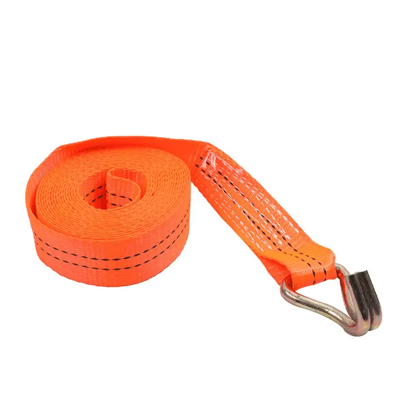 38mm / 1.5" Polyester Ratchet Tie Down Straps – 5000lbs Breaking Strength, GS Certified, Double J Hook | Custom Colors, Heavy Duty Cargo Straps - Image 3