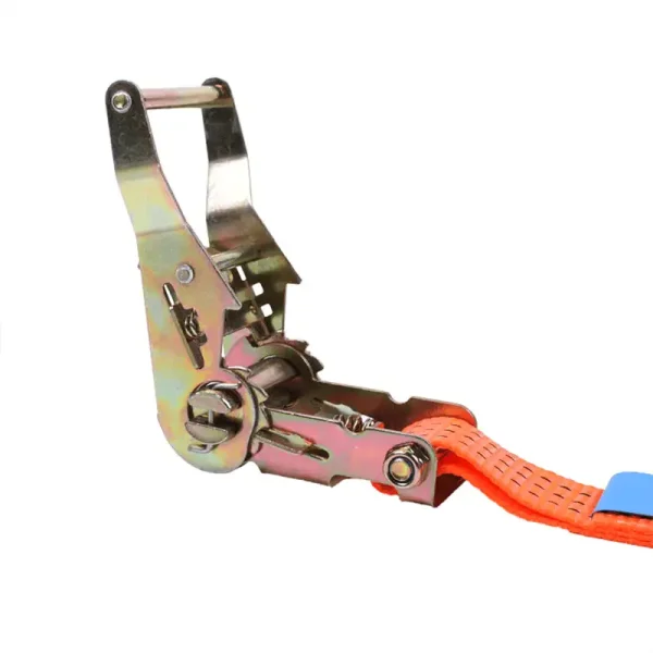 38mm / 1.5" Polyester Ratchet Tie Down Straps – 5000lbs Breaking Strength, GS Certified, Double J Hook | Custom Colors, Heavy Duty Cargo Straps - Image 5