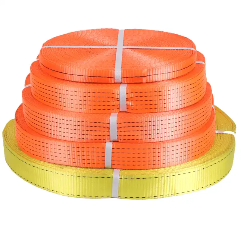 Hot Selling 38/40/50mm Polyester Woven Lashing Cord Straps – Heavy Duty Cargo Securing & Transportation Webbing