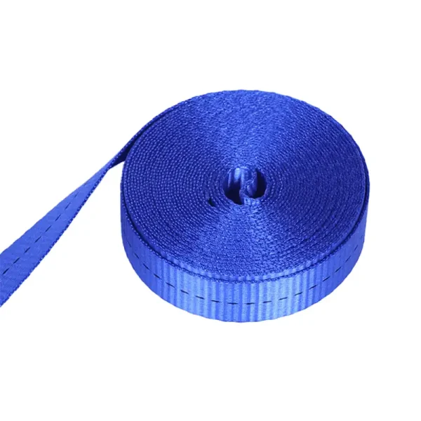 Hot Selling 38/40/50mm Polyester Woven Lashing Cord Straps – Heavy Duty Cargo Securing & Transportation Webbing - Image 2