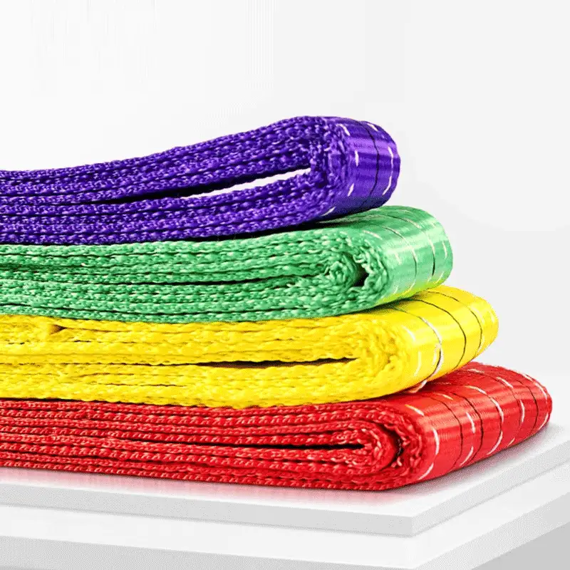 Ton Color Code Polyester Lifting Webbing Sling-2