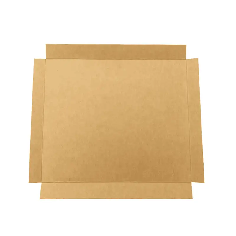 Foldable 4-Way Kraft Paper Slip Sheet | 0.5–1.5mm Recyclable Pallet-Free Solution for Export, Forklifts & Heavy Loads