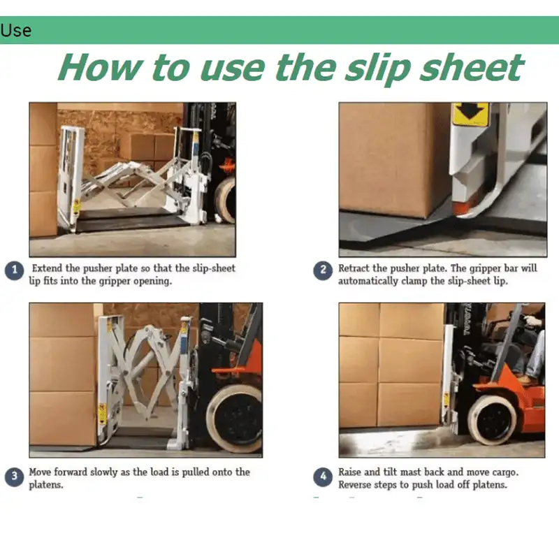 Foldable 4-Way Kraft Paper Slip Sheet | 0.5–1.5mm Recyclable Pallet-Free Solution for Export, Forklifts & Heavy Loads - Image 5