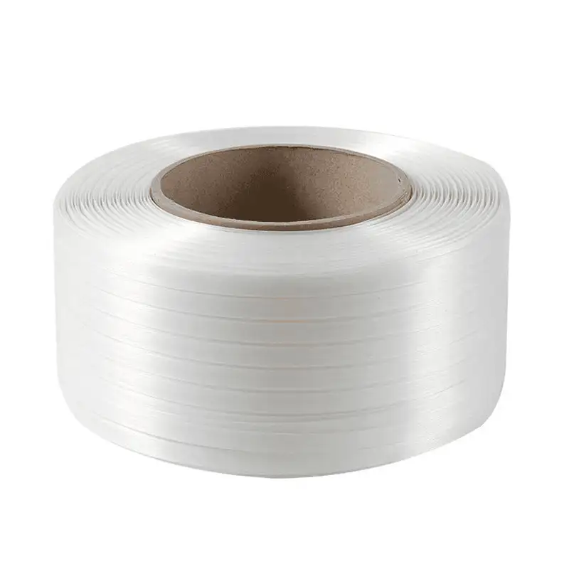 Hot Sale White Polyester Composite Cord Strapping – 13/16/19/25/32mm Soft & Durable Lashing Straps