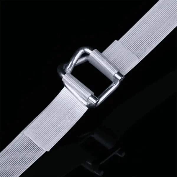 White Polyester Composite Cord Strapping 16mm/25mm/32mm – Heavy Duty, Durable & Safe for Cargo Securing - Image 3