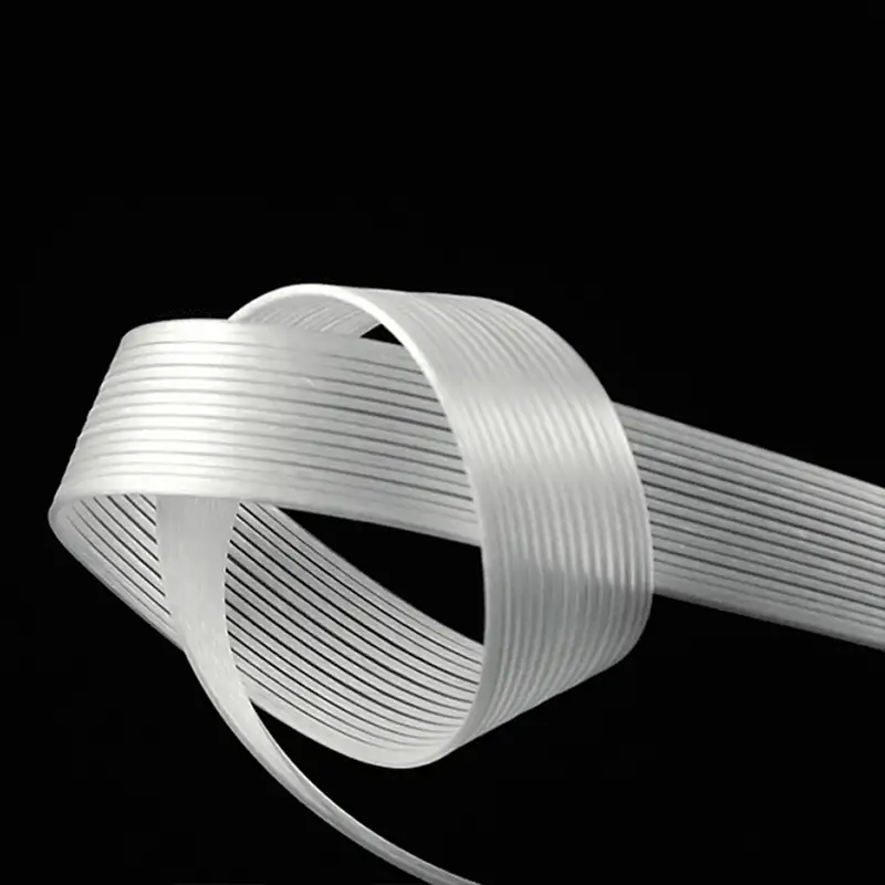 Hot Sale White Polyester Composite Cord Strapping – 13/16/19/25/32mm Soft & Durable Lashing Straps - Image 5