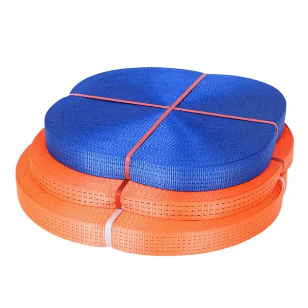 Wholesale Polyester Cargo Lashing Straps – 13mm to 50mm Heavy Duty Woven Webbing Belts for Packing, Securing & Transportation - Image 2