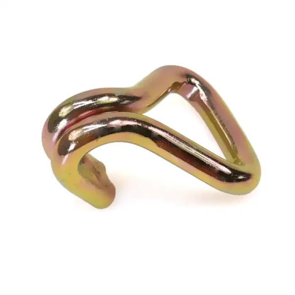 1", 2", 3", 38mm & 50mm Zinc Plated Snap Swan Double J Hooks – Heavy Duty Cargo Lashing Hooks for Ratchet Straps | OEM Factory & Wholesale Supplier - Image 2